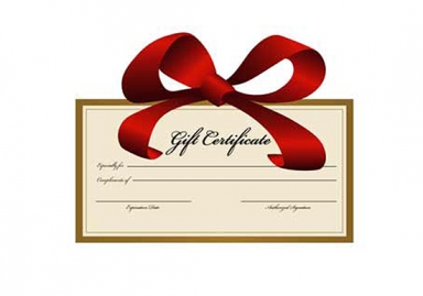 Willoughby's Website Gift Certificate